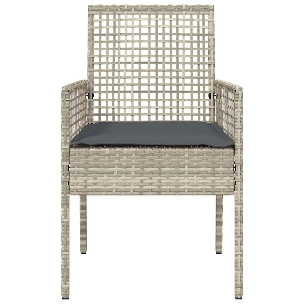 Sedia da Giardino 2 pz | Sedie da Esterno Grigio chiaro 55 x 53 x 85 cm