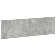 Testiera da Muro HOORN Grigio Cemento Legno ingegnerizzato 897378