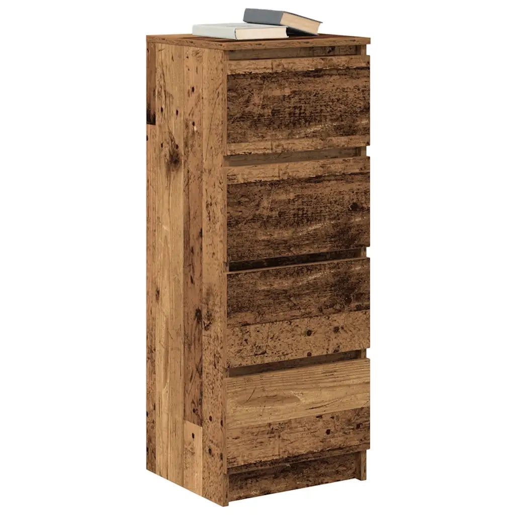 Credenza Legno Antico 37,5x35x99 cm in Legno Multistrato
