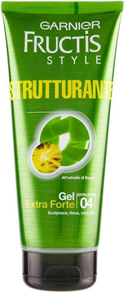 FRUCTIS SET 4 CONFEZIONI GEL FISSANTE PER CAPELLI EXTRA FORTE STRUCTURING DA 200 ML L'UNO