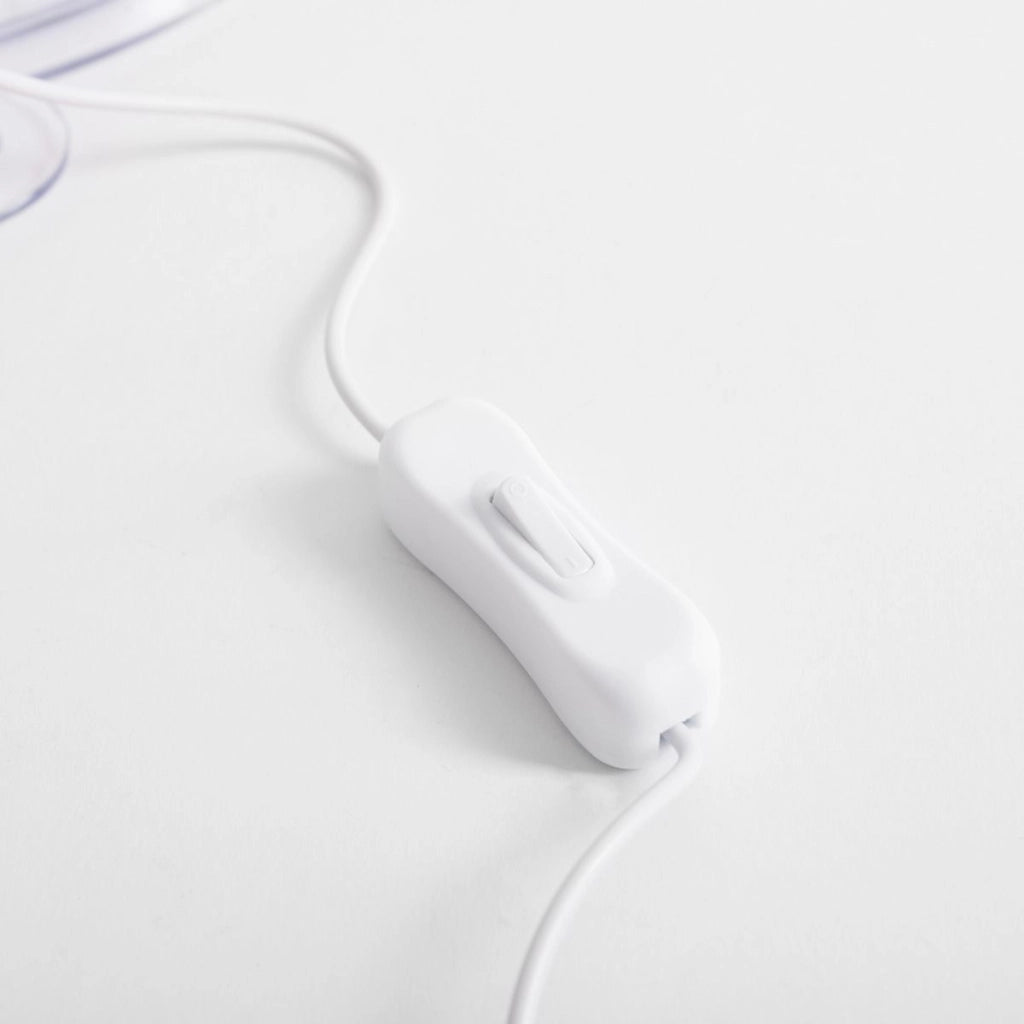 Applique neon ali blu LED 5W con interruttore USB Zuma Line