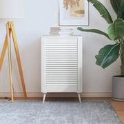 Anta a Lamelle Bianca 69x49,4 cm in Legno di Pino 151163