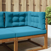 Cuscino per divano da esterno 3 pcs Blu Reale Poliestere 900890