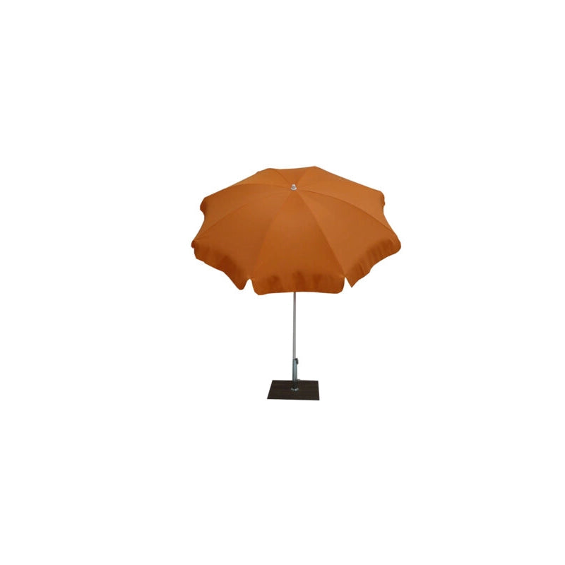 Ombrellone palo centrale Borgo Made in Italy - diametro 200 cm - Arancio