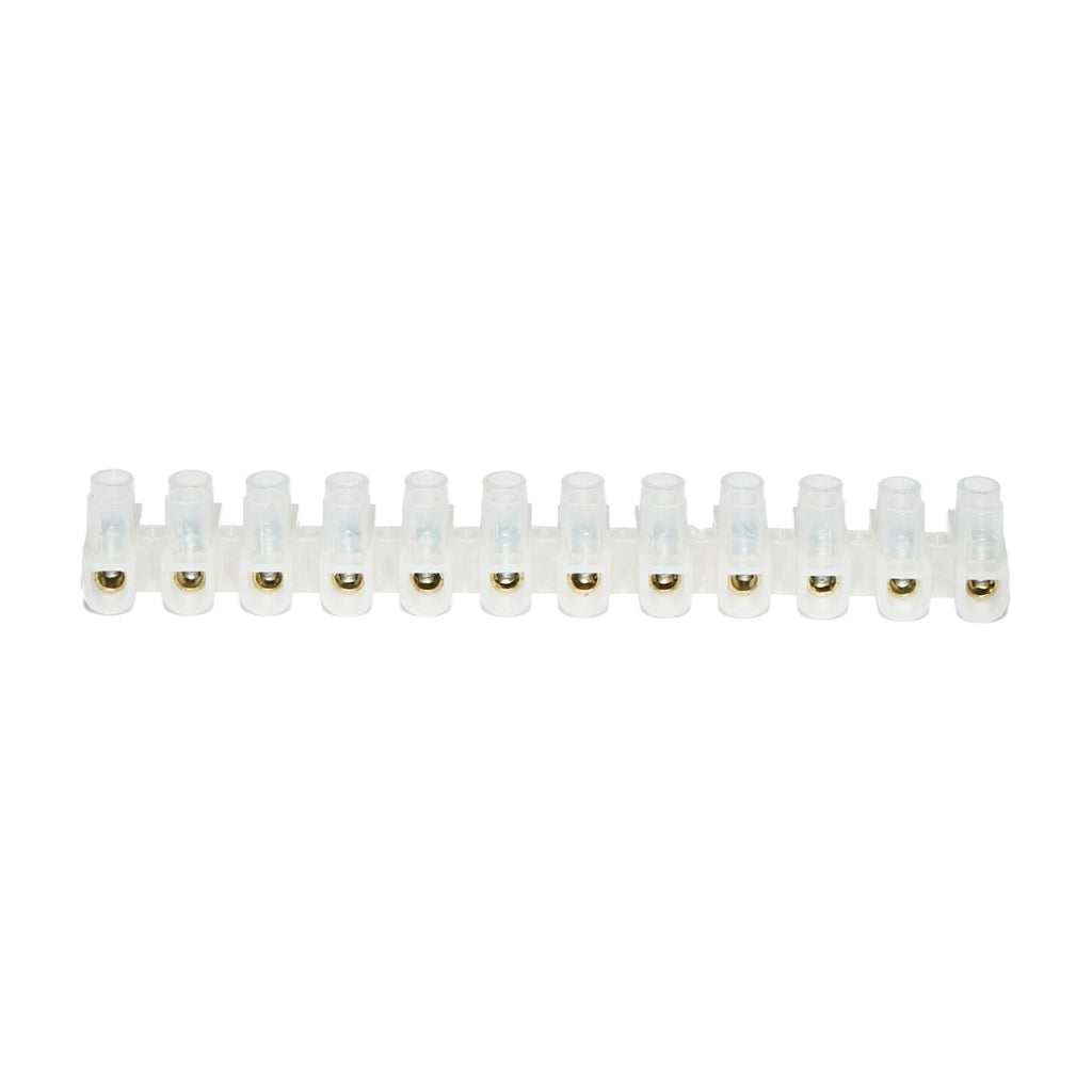 Morsettiera 10A 380V, 12 poli 10mm Leader