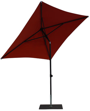 Ombrellone da Giardino 2x2 m Palo Ø38 mm in Alluminio Tessuto Olefin Trend Terracotta