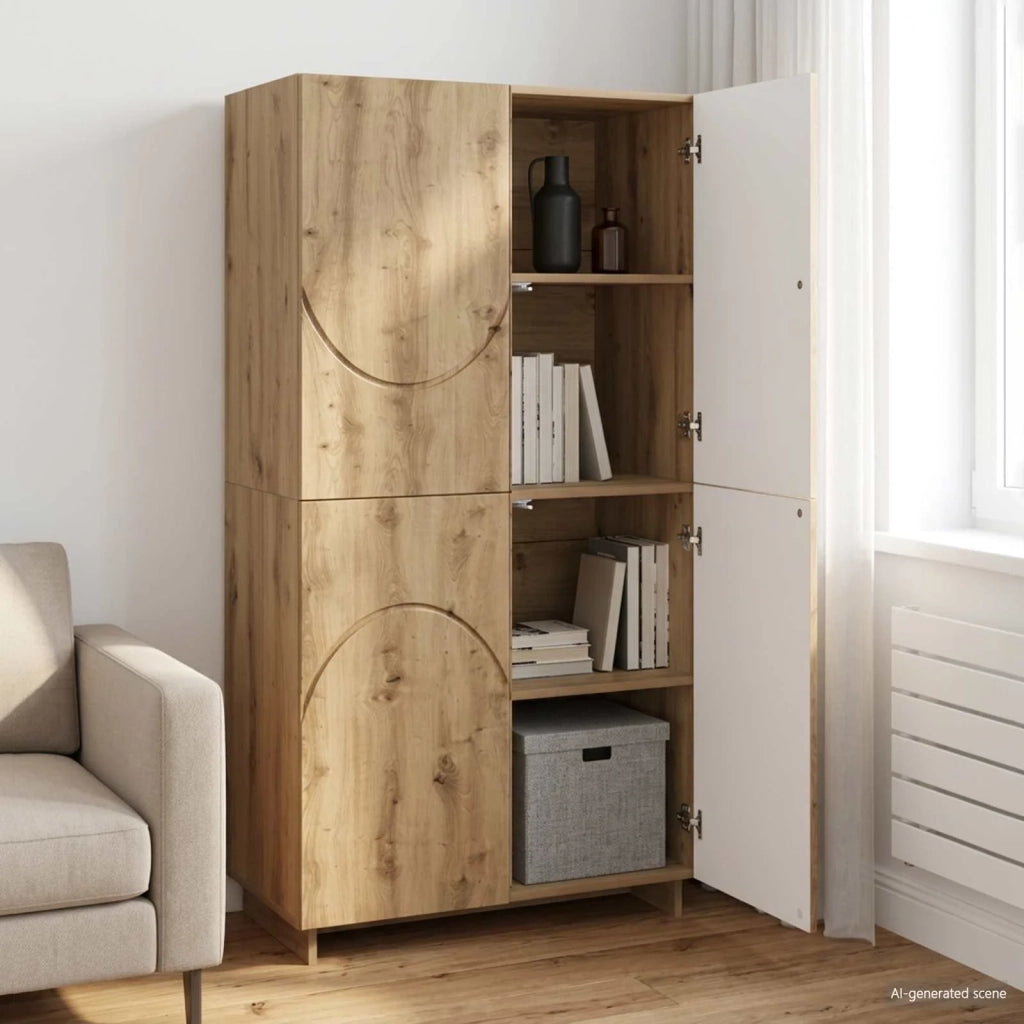 Credenza Rovere Artigianale 79 x 41 x 151 cm 3433117