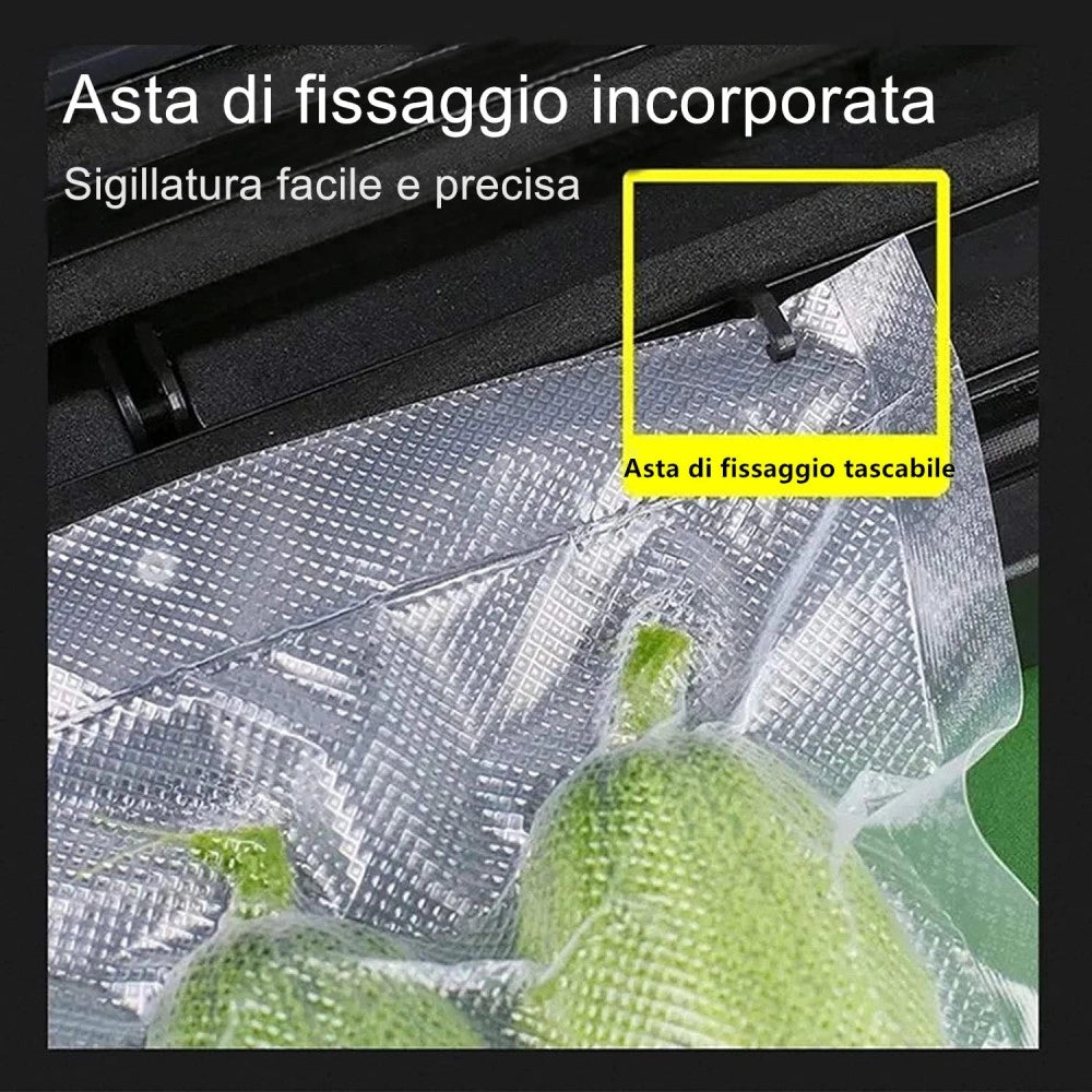 Trade Shop - Confezionatrice Macchina Sottovuoto Elettrico Portatile Per Alimenti 90w Q-z100 -