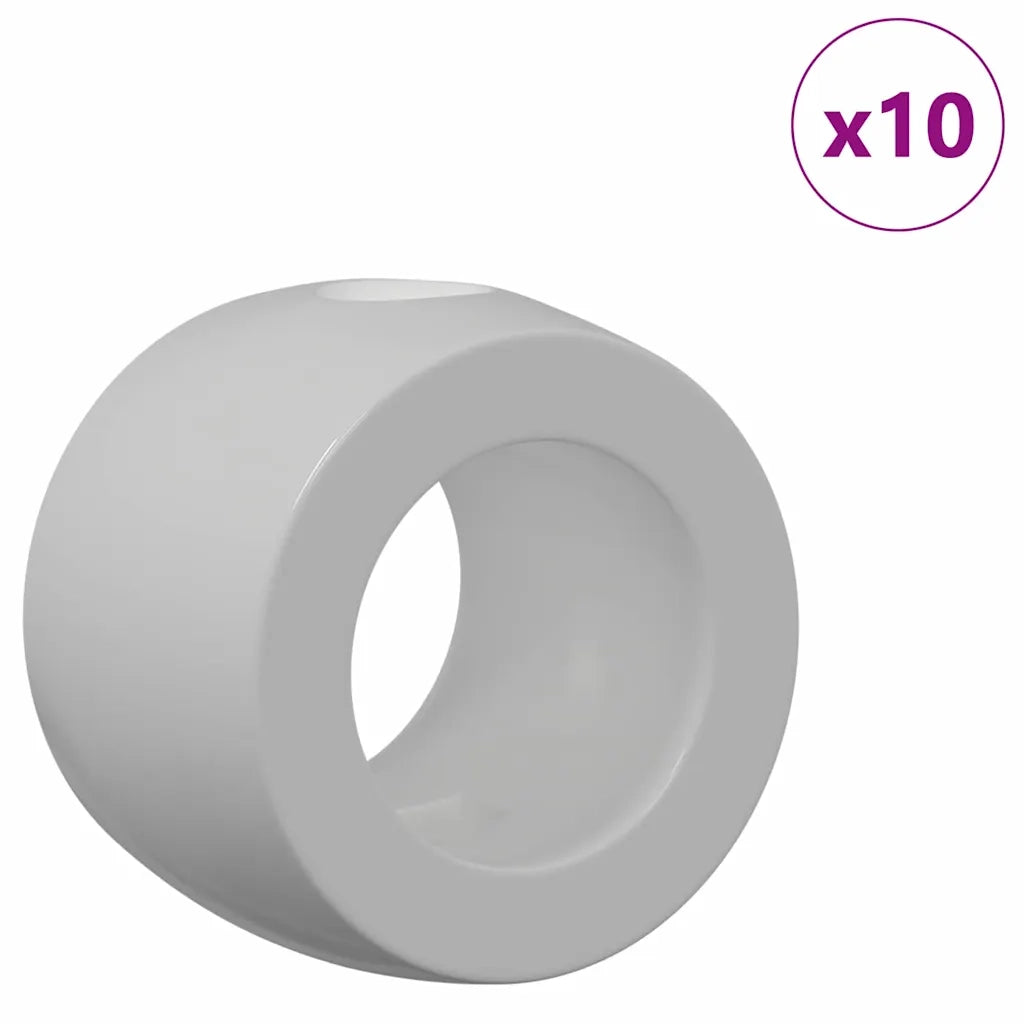 Cuscinetti per tavolo da biliardino 10 pcs Nero 3 x 3 x 2,1 cm 858903