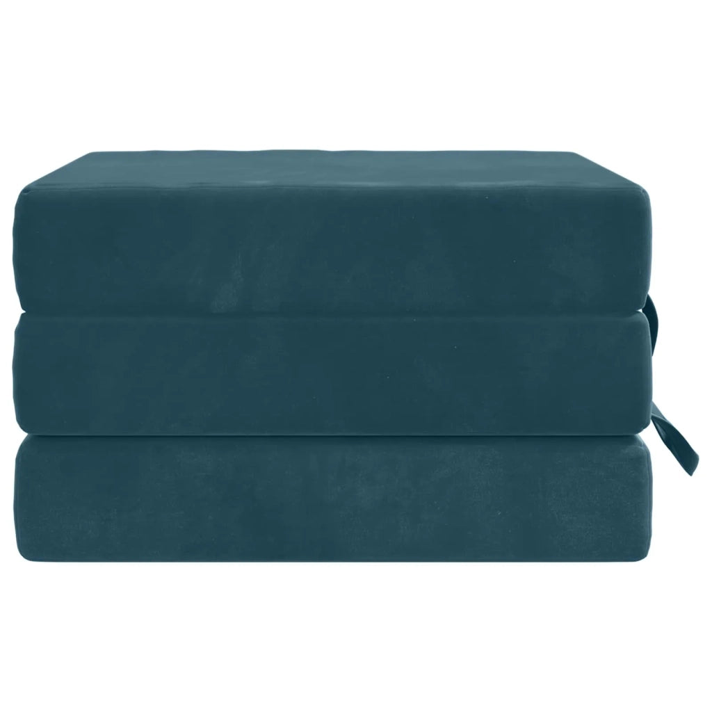 Divano Letto Pieghevole 90 x 63 x 45 cm Blu