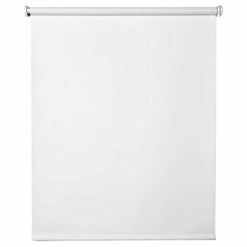 Trade Shop - Tenda Rullo Oscurante 100x180cm Bianco Con Catenina Tende Parasole Finestra Casa -