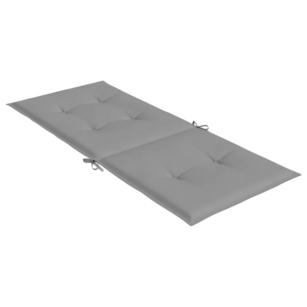 Cuscini per Sedie 6 pz Grigi 120x50x3 cm in Tessuto 314105