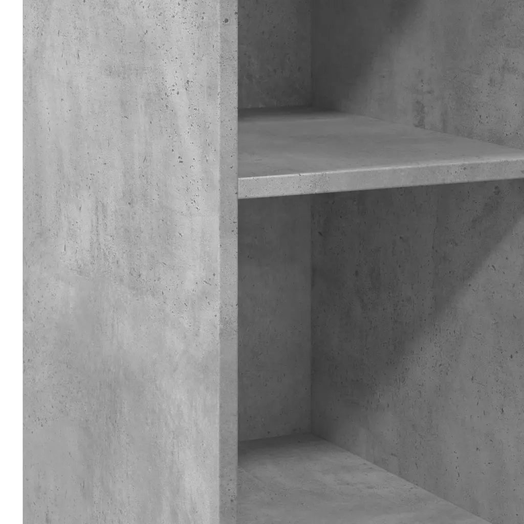 Credenza | Madia | Buffet da pranzo | Armadio da pranzo Grigio Cemento 30x41x93 cm in Legno Multistrato