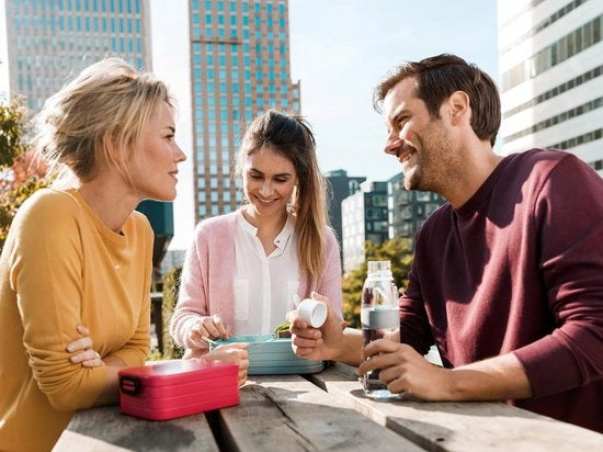 Bentone per Picnic Midi - Azzurro Nordico - Set da Pranzo per Ragazzi
