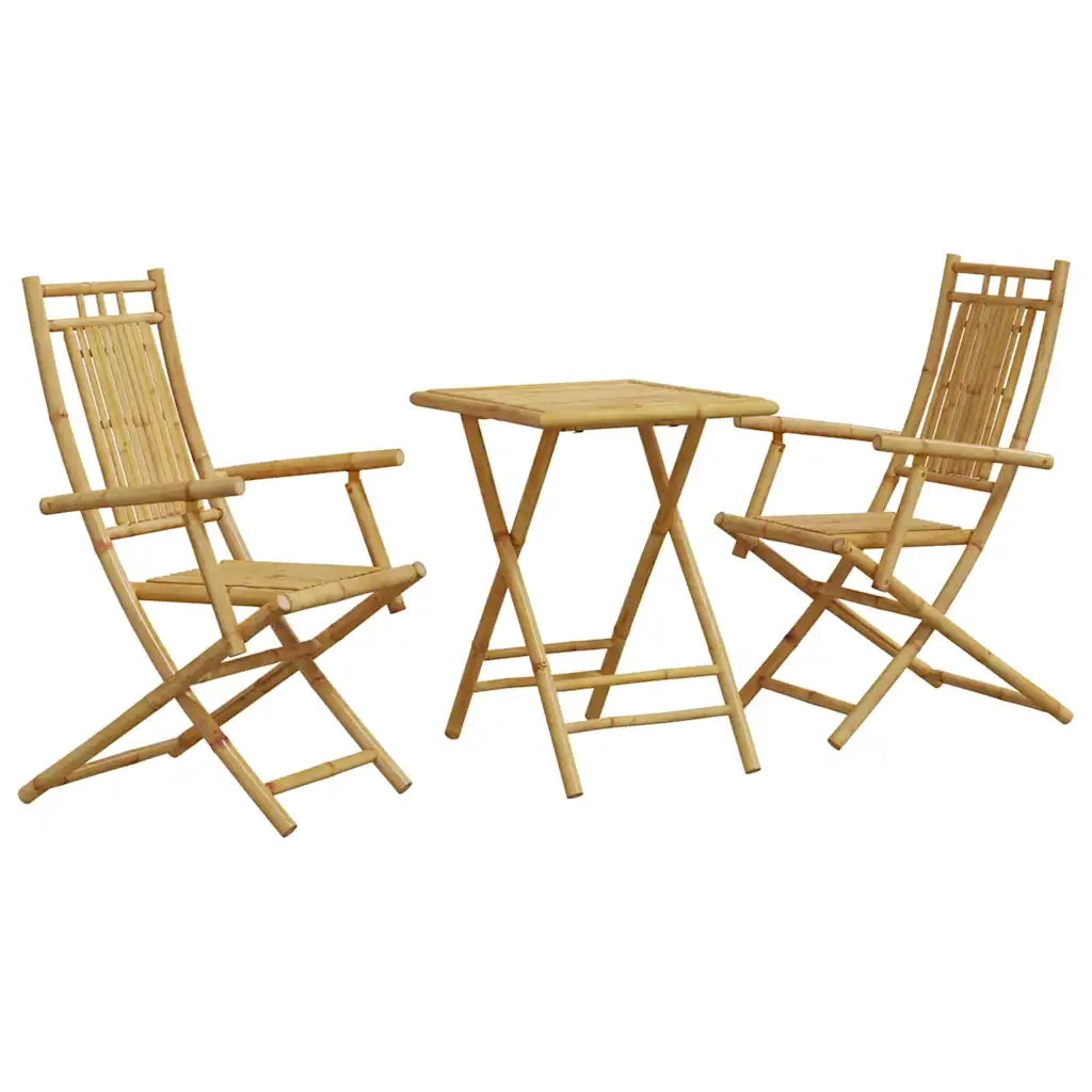 Set da Bistr¨° 3 pz | Set Salotto da Giardino in Bamb¨´