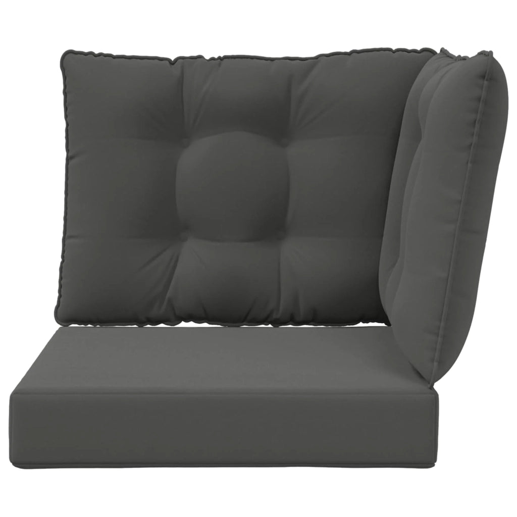 Cuscino per divano da esterno 3 pcs Antracite Poliestere 900795