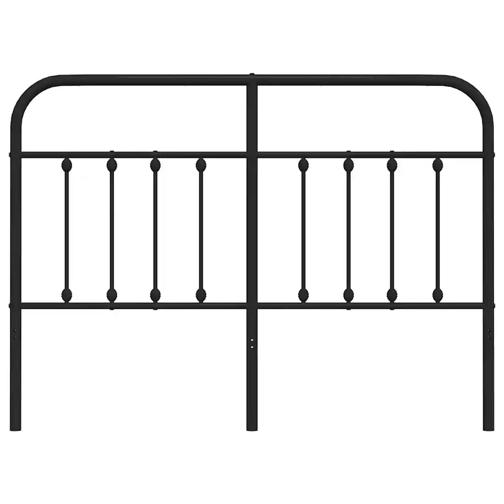 Testiera di Ricambio in Metallo Nero 150 cm 352612