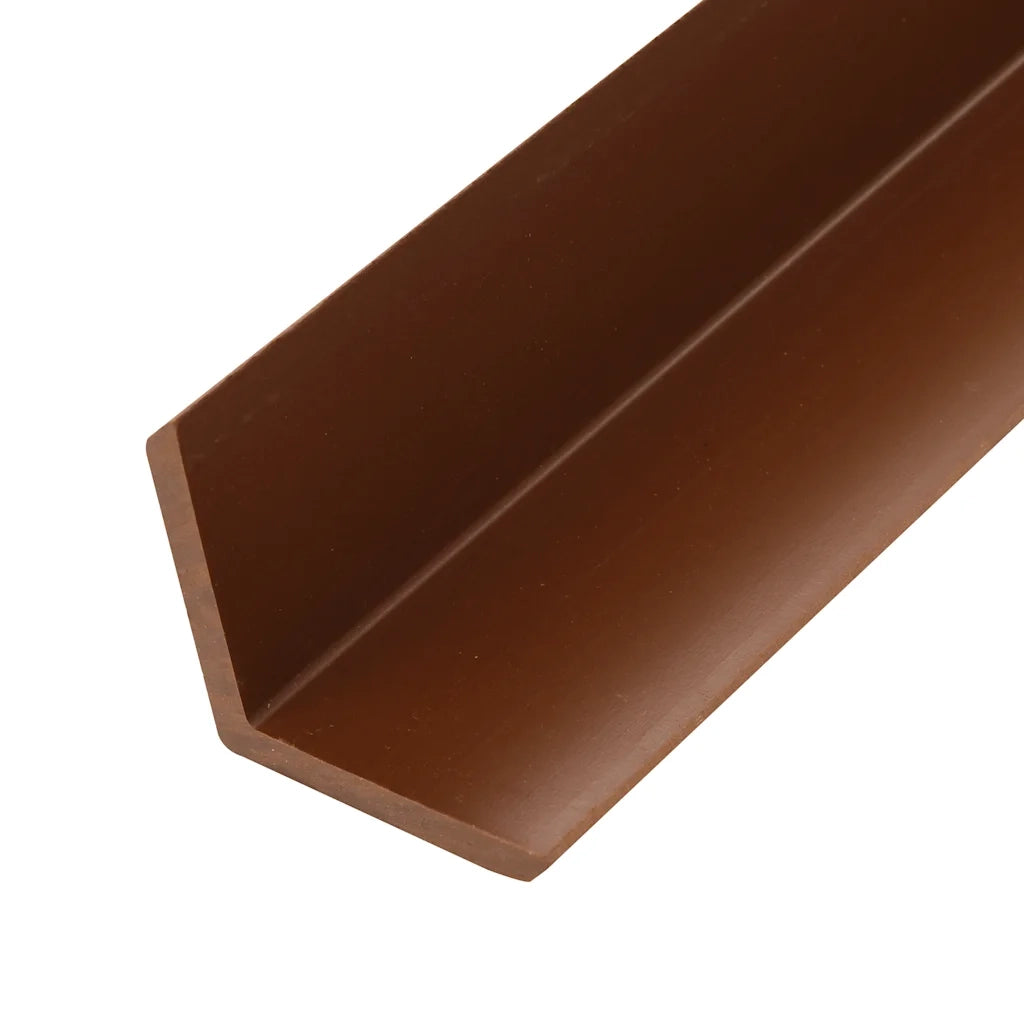 Profili Angolari per Bordi 5 pz in WPC 170cm Marrone Chiaro CFW8451790