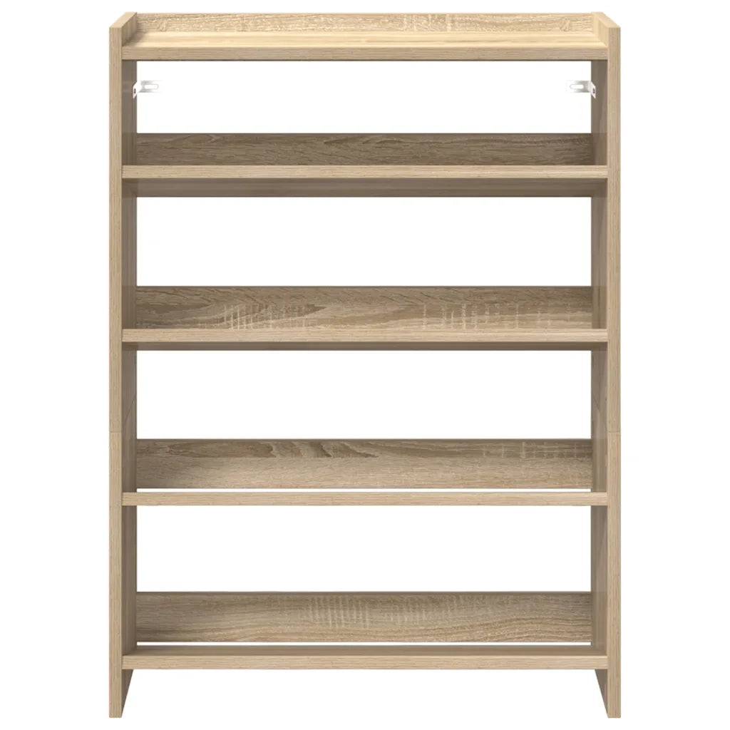 Scarpiera Rovere Sonoma 60x25x81 cm in Legno Multistrato 859880