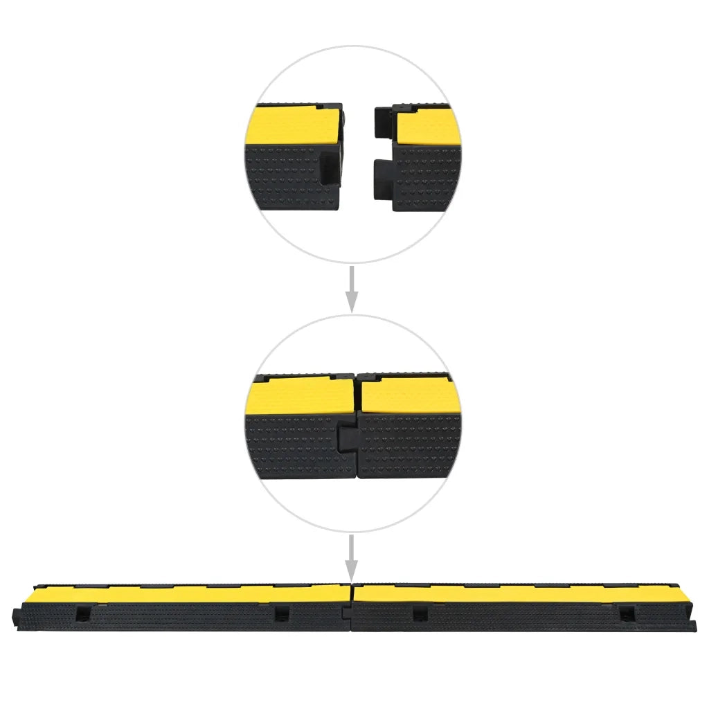 Dosso Passacavi con 1 Canale in Gomma 100 cm CFW1565277