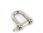 D Shackle M8 - D-ringbeugel in acciaio inossidabile - Connetti velocemente - Duraturo - Adatto per riciclaggio di veicoli - 19,8 x 8,4 x