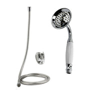 Trade Shop - Soffione Doccia A Telefono Con Tubo Flessibile Da 180 Cm Filtro Supporto A Muro -
