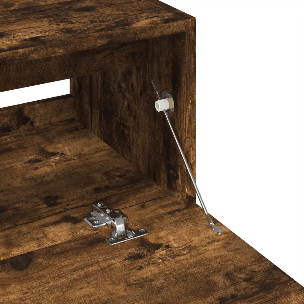 Mobile Lavabo | Armadio Lavabo Rovere Fumo 59x37x59 cm in Truciolare