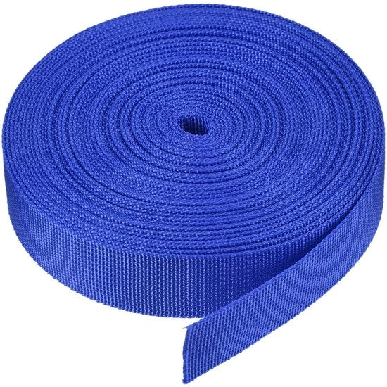 Cintura singola in nylon da 1 pollice - 10 yard - borsa da spalla - cintura da bagaglio - sostenibile - leggera - cintura