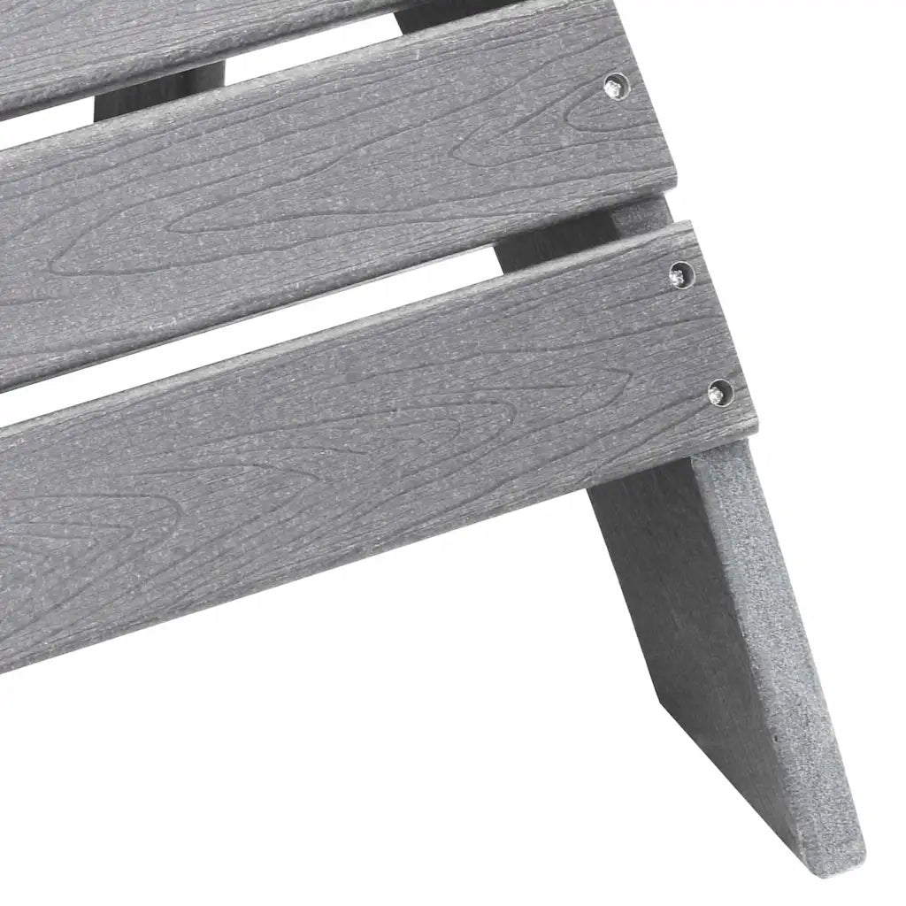 Sedia da Giardino 3 pcs Grigio chiaro Polietilene 3335849
