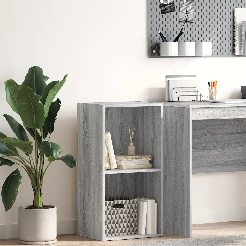 Libreria Grigio Sonoma 40x30x77 cm in Legno Multistrato 857863
