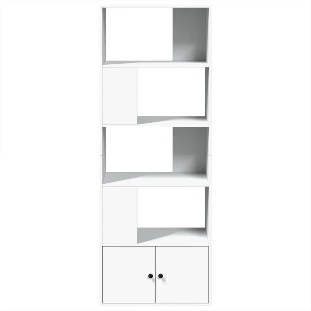 vidaXL Libreria Bianca 70x36x189 cm in Legno Multistrato