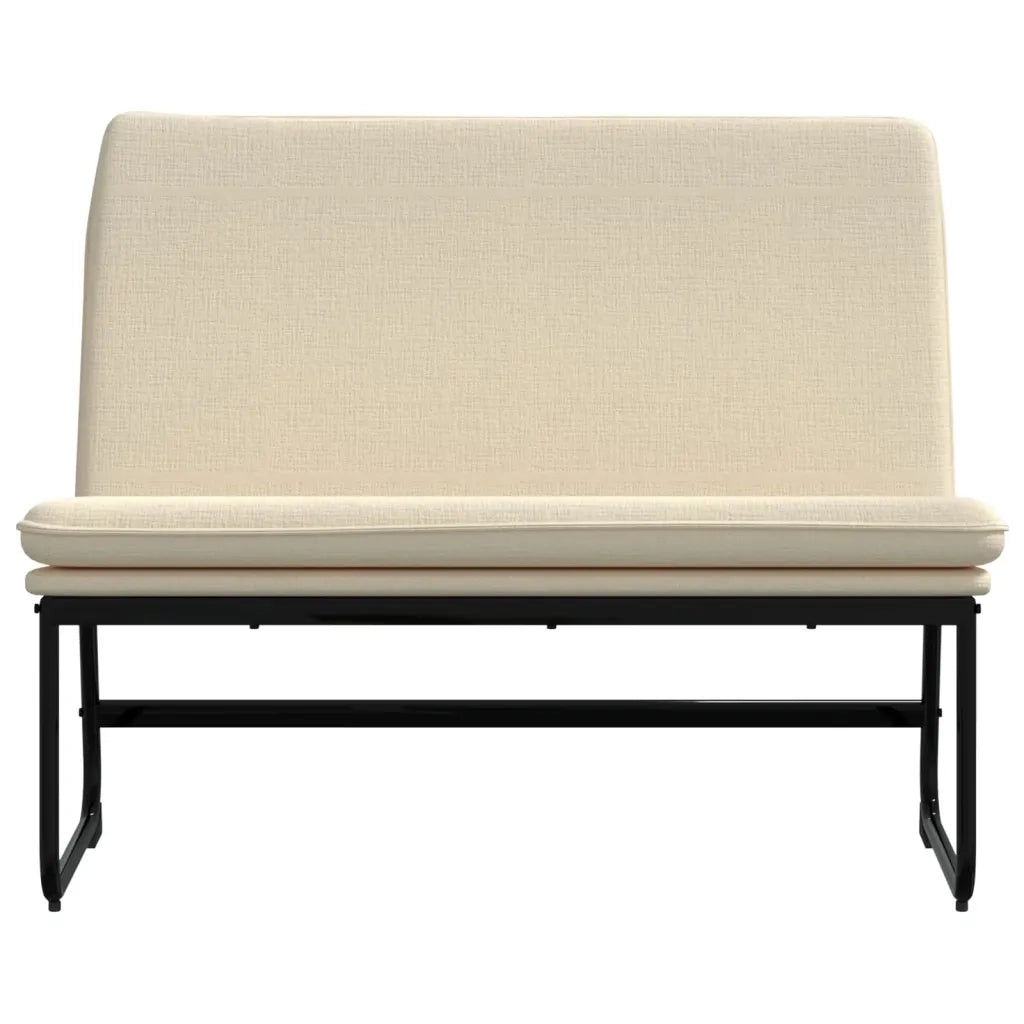 Panca Crema 100x75x76 cm in Tessuto 351327