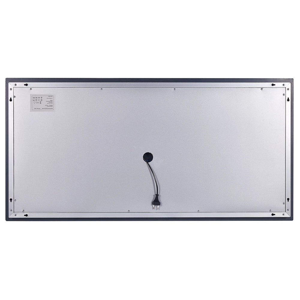 Specchio da muro rettangolare con LED 120 x 60 cm stile moderno contemporaneo bagno illuminazione
