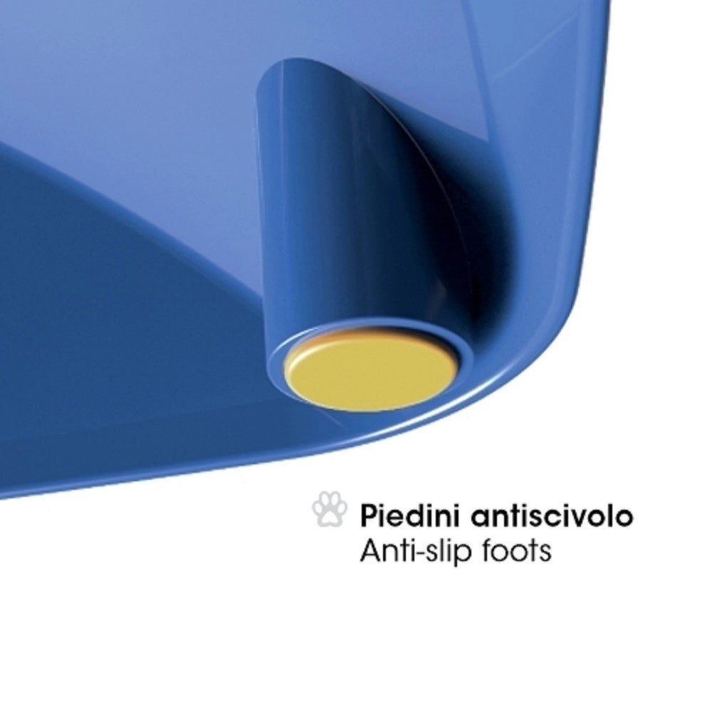Trade Shop - Ciotola Per Cane Small 0,6 Lt Antiscivolo Bowl Vari Colori Per Cani -