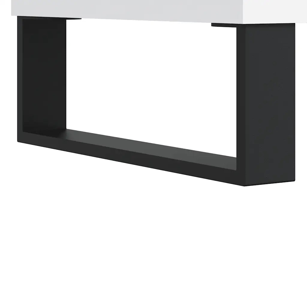 vidaXL Mobile da Bagno Bianco 58x33x60 cm in Legno Multistrato