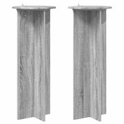 Supporto per piante | Sostegno per piante 2 pz Grigio Sonoma ?40 x 100 cm