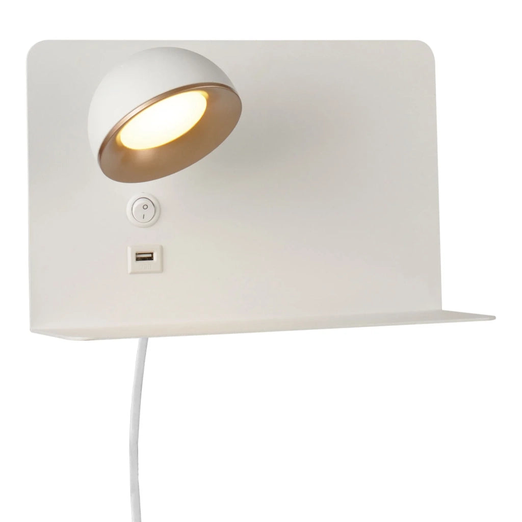 LÚZETE - LUCE DA PARETE LED 5W 4000K BIANCO OCÉANE