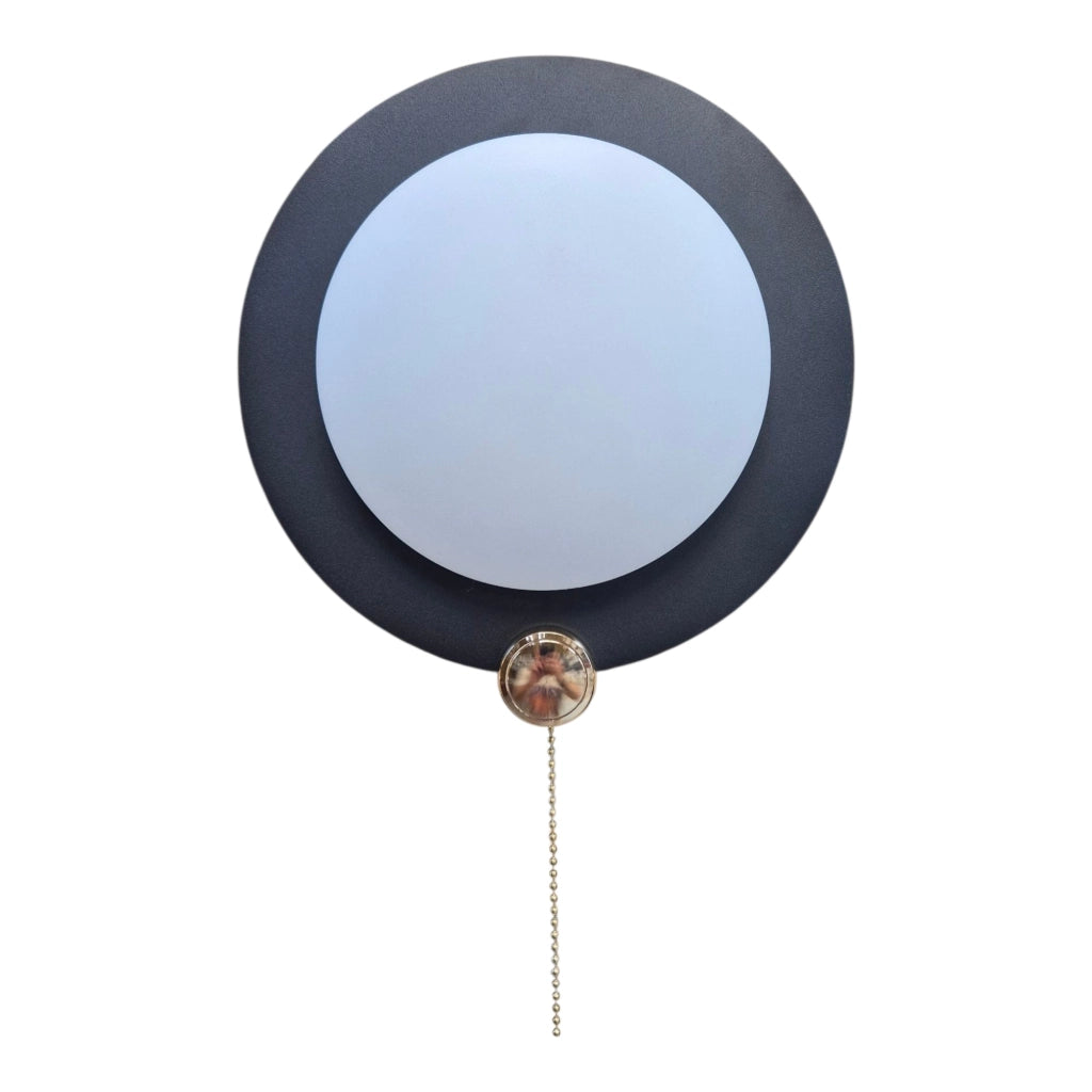 Applique LED da interno moderna 10W 550lm con catenella oro – Lampada da parete rotonda design minimal, luce calda naturale fredda CCT switch 220V