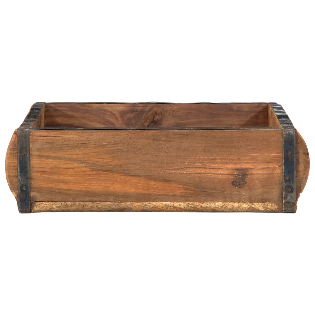 Vassoio 31x29x10 cm in Legno Riciclato