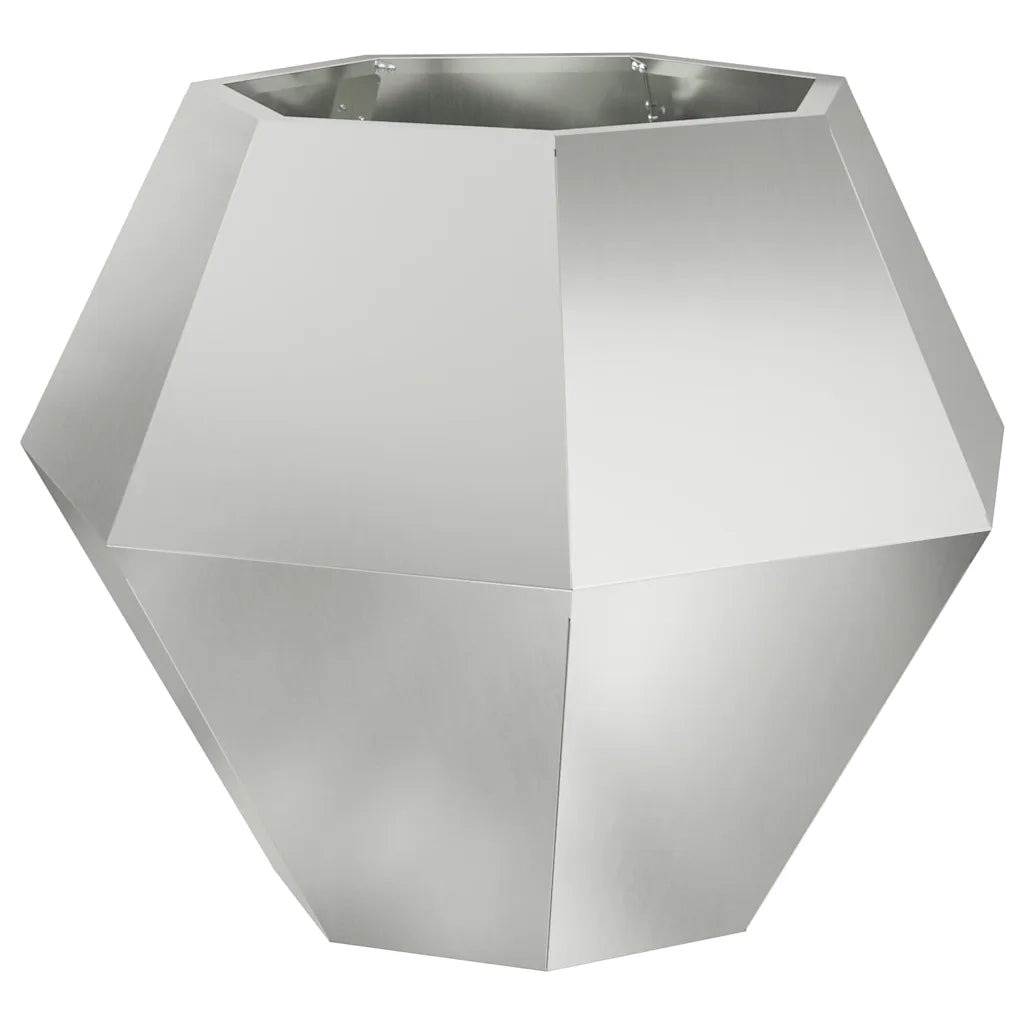 Fioriera Argento 75 x 75 x 60 cm Acciaio zincato