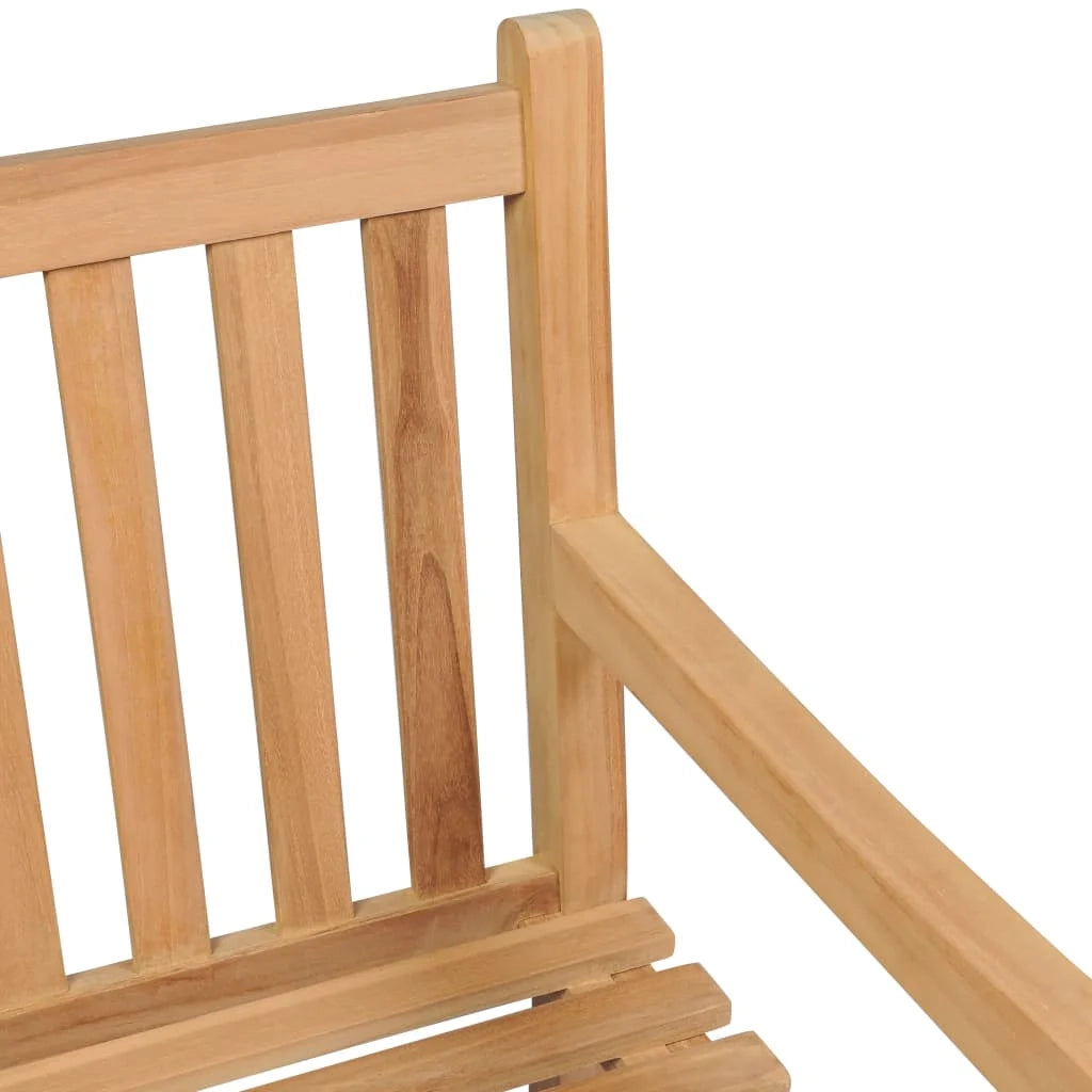 Panca da giardino mobili da esterno per patio terrazza 228 x 62,5 x 90 cm legno massello di teak 02_0011303