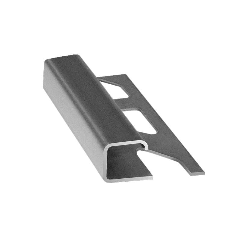 Profilo jolly quadro in acciaio 2,5 metri : Modello - 12MM SATINATO