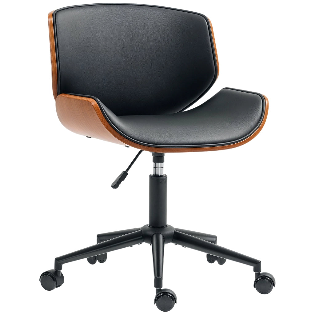 Sedia da ufficio ergonomica ¨C zephmum ¨C nero 52x54x84 cm