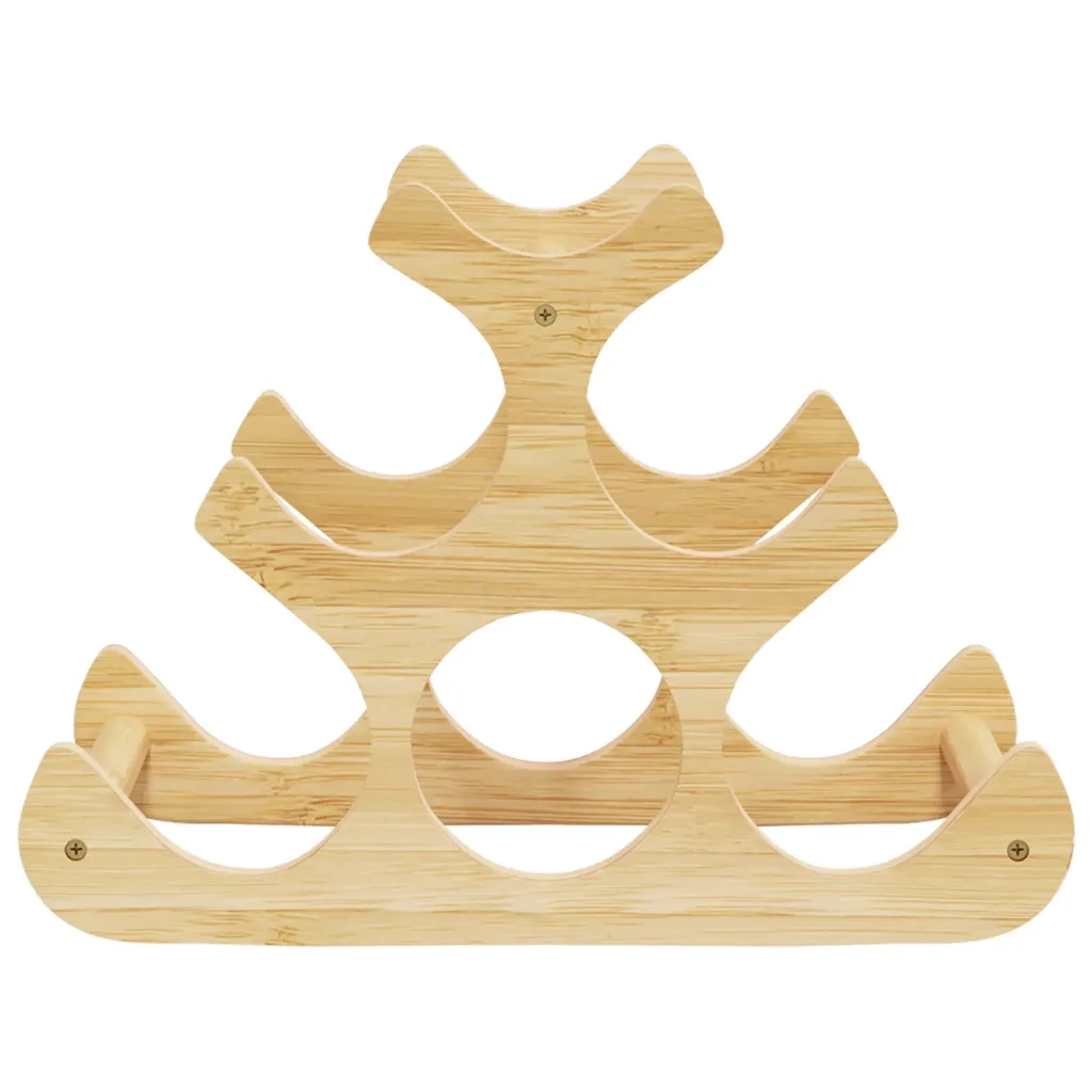 Portabottiglie di Vino per 6 Bottiglie 35x18x25,5 cm in Bamb¨´ CFW9713303