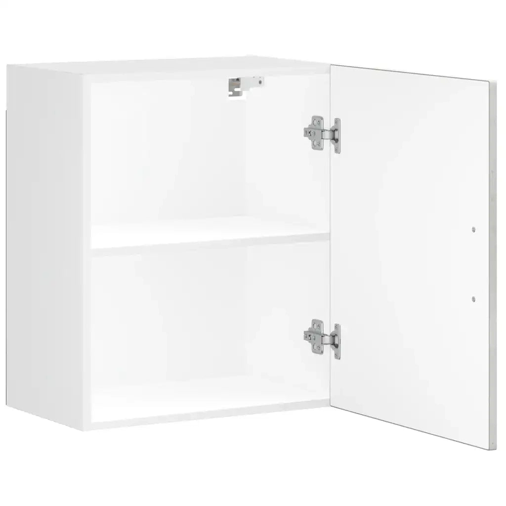 Pensili da Cucina 2 pz Porto Grigio Cemento Legno Multistrato 854046