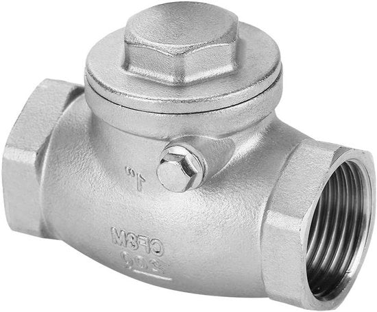 Valvola di ritorno a una sola direzione in acciaio inossidabile 1" DN25 WOG 200PSI per acqua, olio, vapore