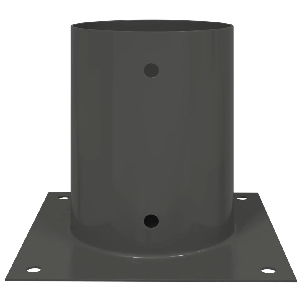 Ancora rotonda per terreno 12 pcs Antracite 18 x 18 x15 cm