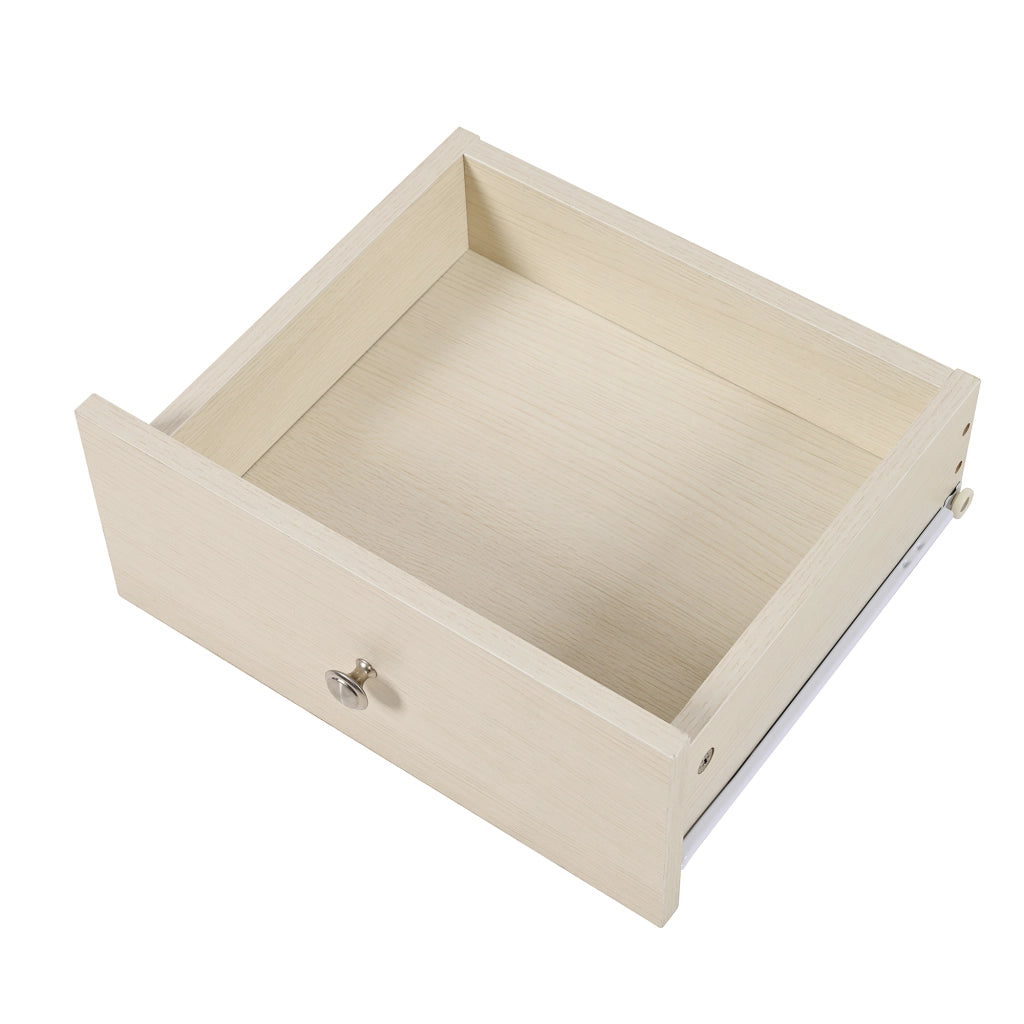 Mobile TV con tre cassetti - Zephmum - L 117,5 cm - Colore legno moderno - Venatura elegante
