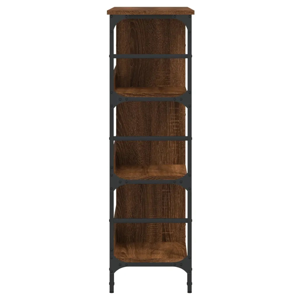 Credenza Rovere Marrone 102x32x103,5 cm in Legno Multistrato 837731