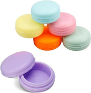 Set di 6 flaconi di viaggio resistenti all'umidità e contenitori per articoli igienici da bagno. 10ml flaconi in plastica con coperchi.